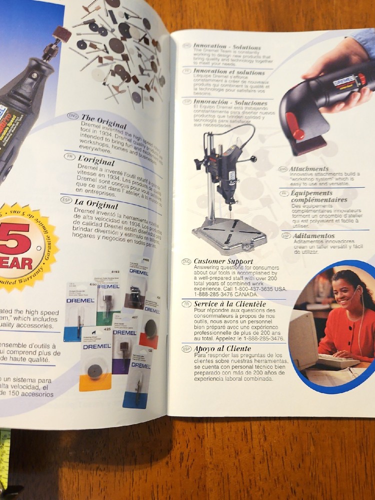 DREMEL TOOL CATALOG CRAFTS HOBBY