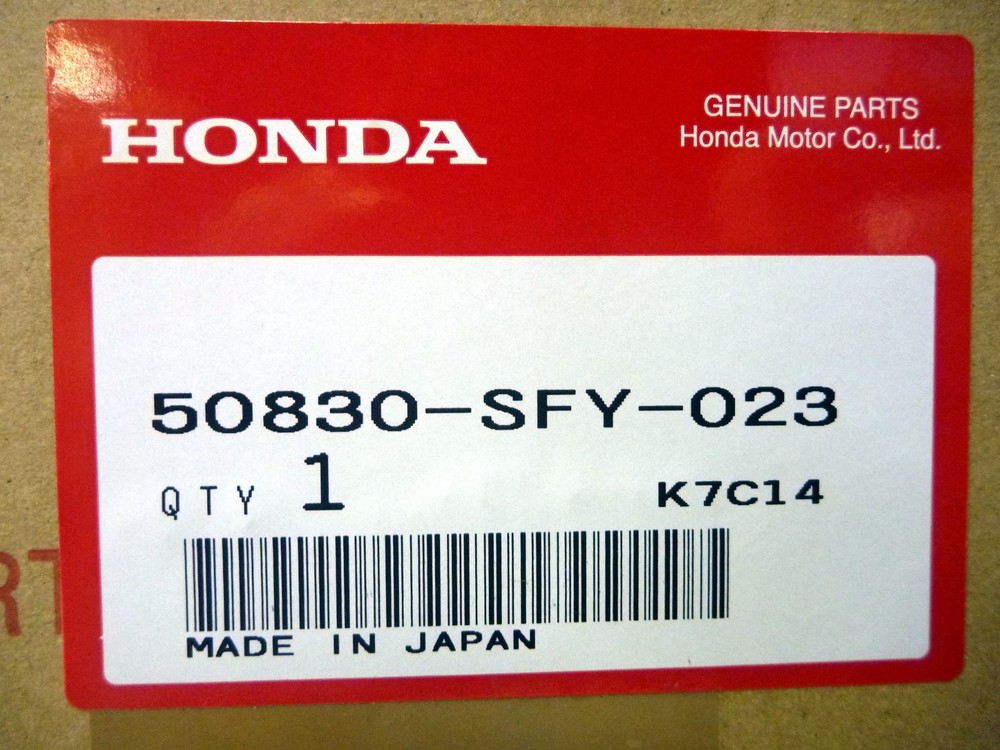 Genuine Honda 50830-SFY-023 Front Engine Mounting(Active Control Engine Mount)