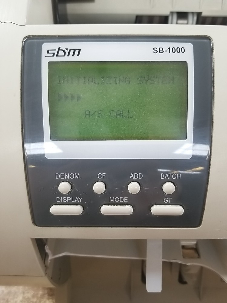 SBM SB-1000 Mixed Bill Counter. *READ⬇️*