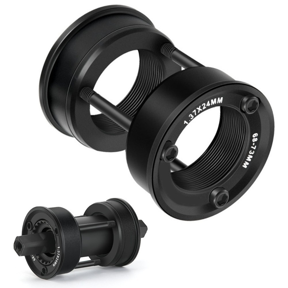 Bike Bottom Bracket Conversion Kit with Adjustable Eccentric Length 68 and 73mm