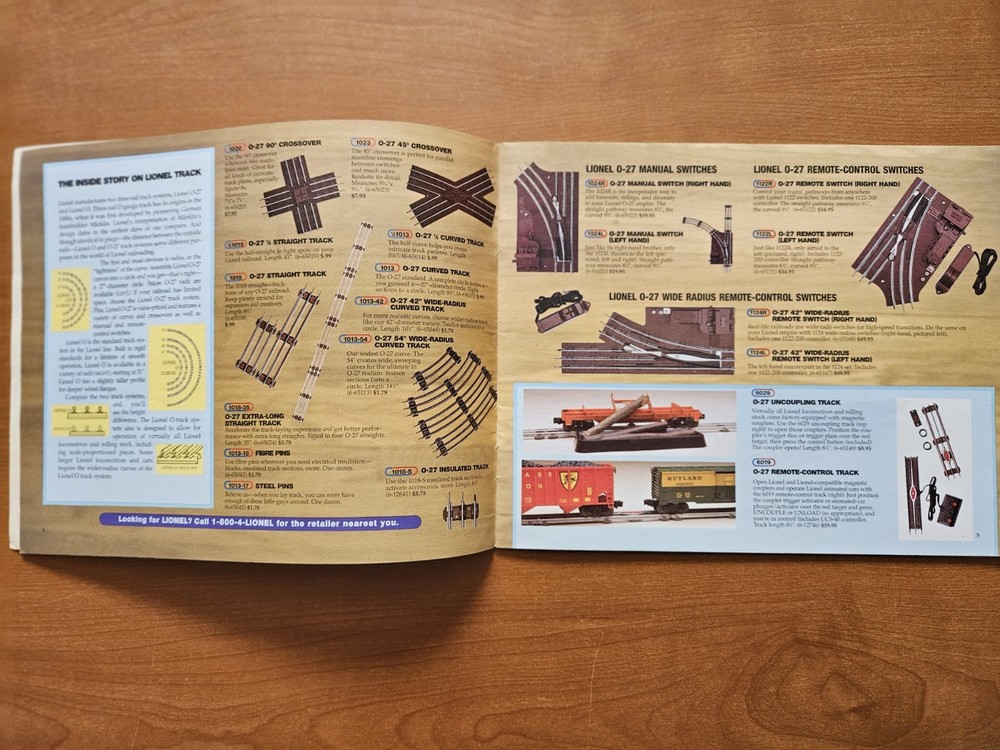 Lionel Accessories 1996 Catalog