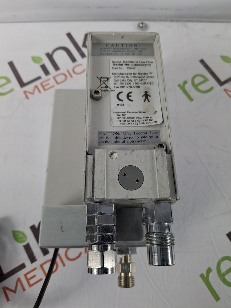 Maxtec, Inc. MAXBlend Low Flow Air/Oxygen Blender