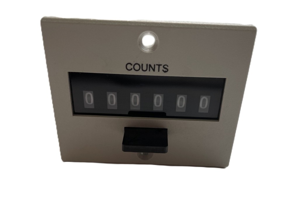Redington Counter, P2-4906, 115VAC, 6 digit analog, reset button