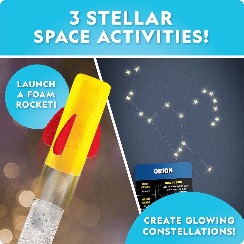 National Geographic Mega Space Activity Kit - Glow in One Size, Multicolor