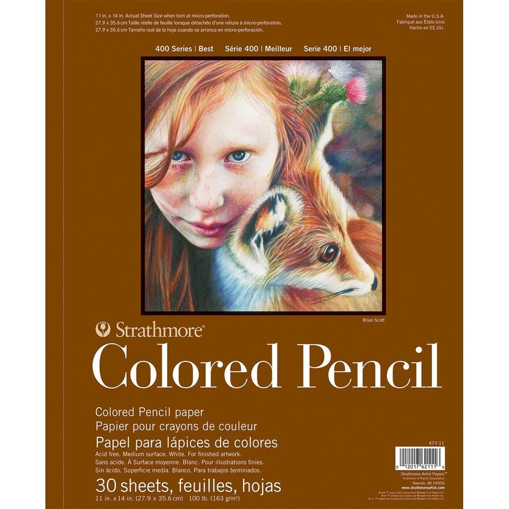 Strathmore 400 Series Colored Pencil Pad 11x14"