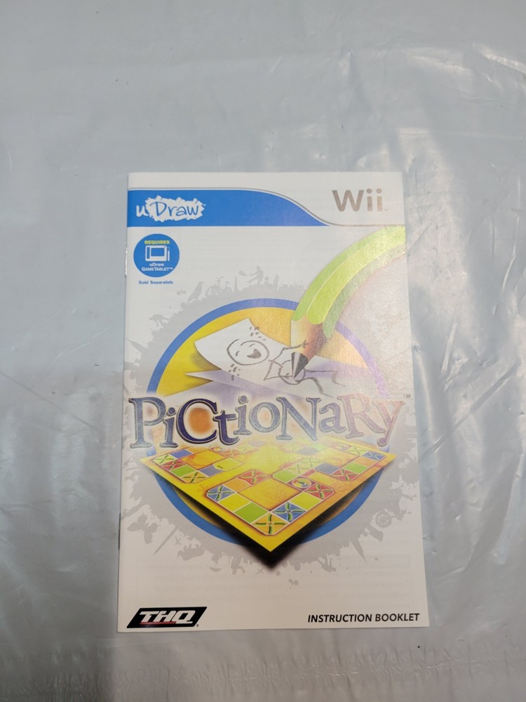Pictionary  |  Wii  |  Manual Only