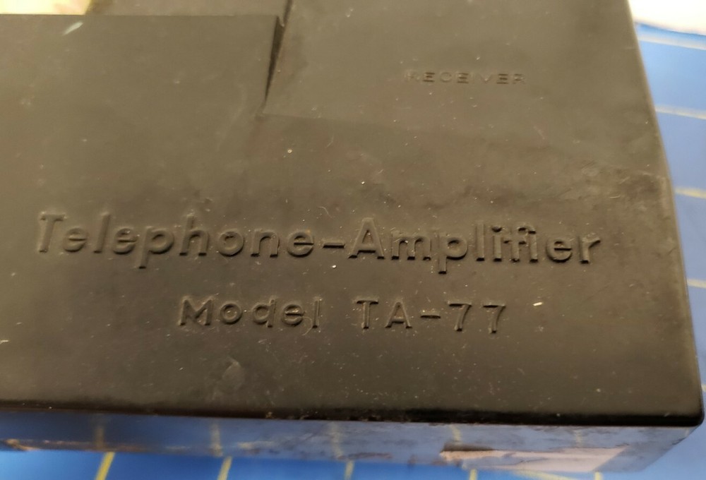 Vintage Telephone Amplifier Model TA-77