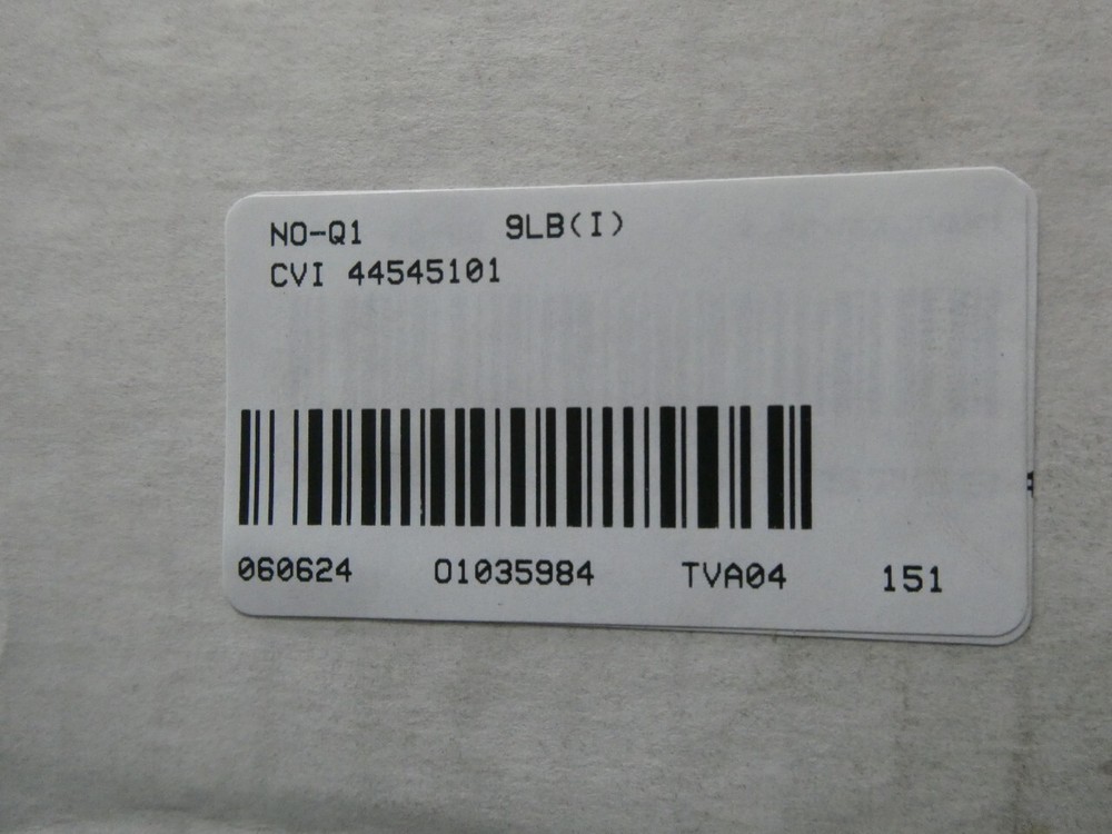 Cvi 44545101 Programmable Weight Indicator