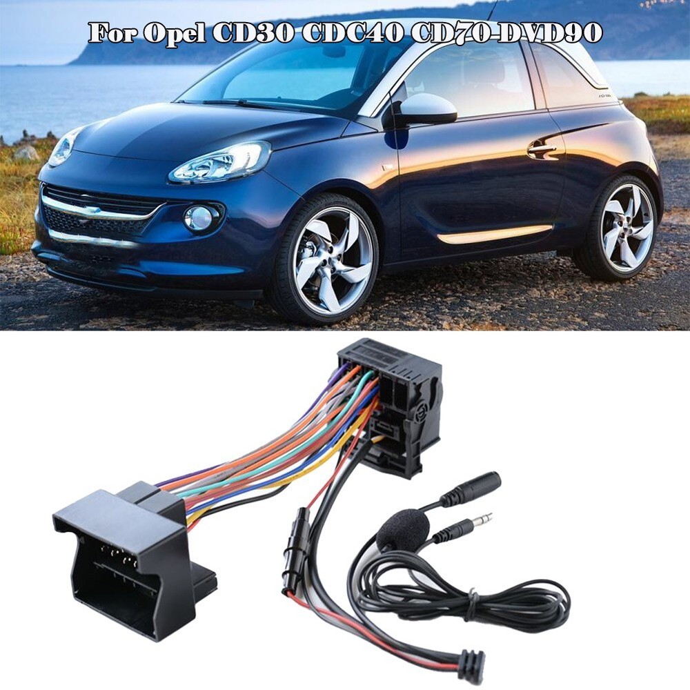 For Opel CD30 CDC40 CD70 DVD90 Bluetooth-compatible Adapter AUX External
