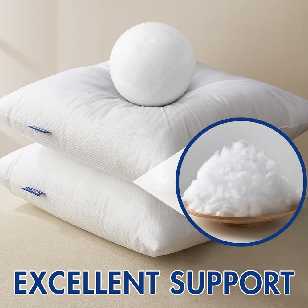 MIULEE Pillow Insert 26X26 Inch, Decorative Square Throw Pillow Inserts, Premium