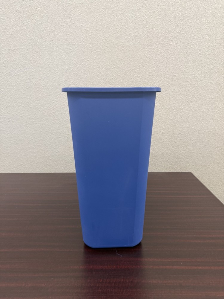 Boardwalk 41QTRECYCLEB Recycling Container, 10 Gal, Polypropylene, Blue