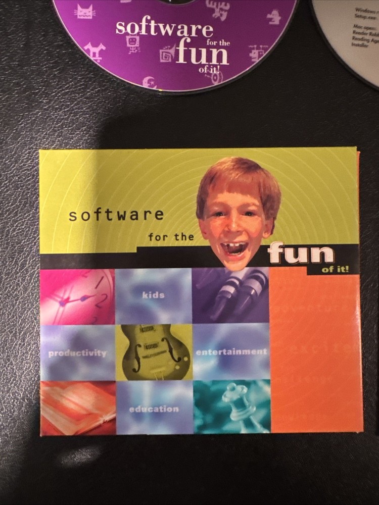 SOFTWARE FOR THE FUN OF IT 6 Discs for Computer