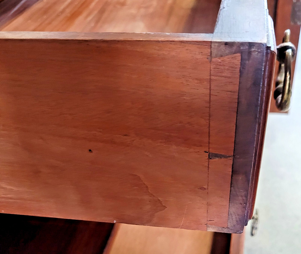 ANTIQUE VICTORIAN MAHOGANY SIDEBOARD BACKBAR