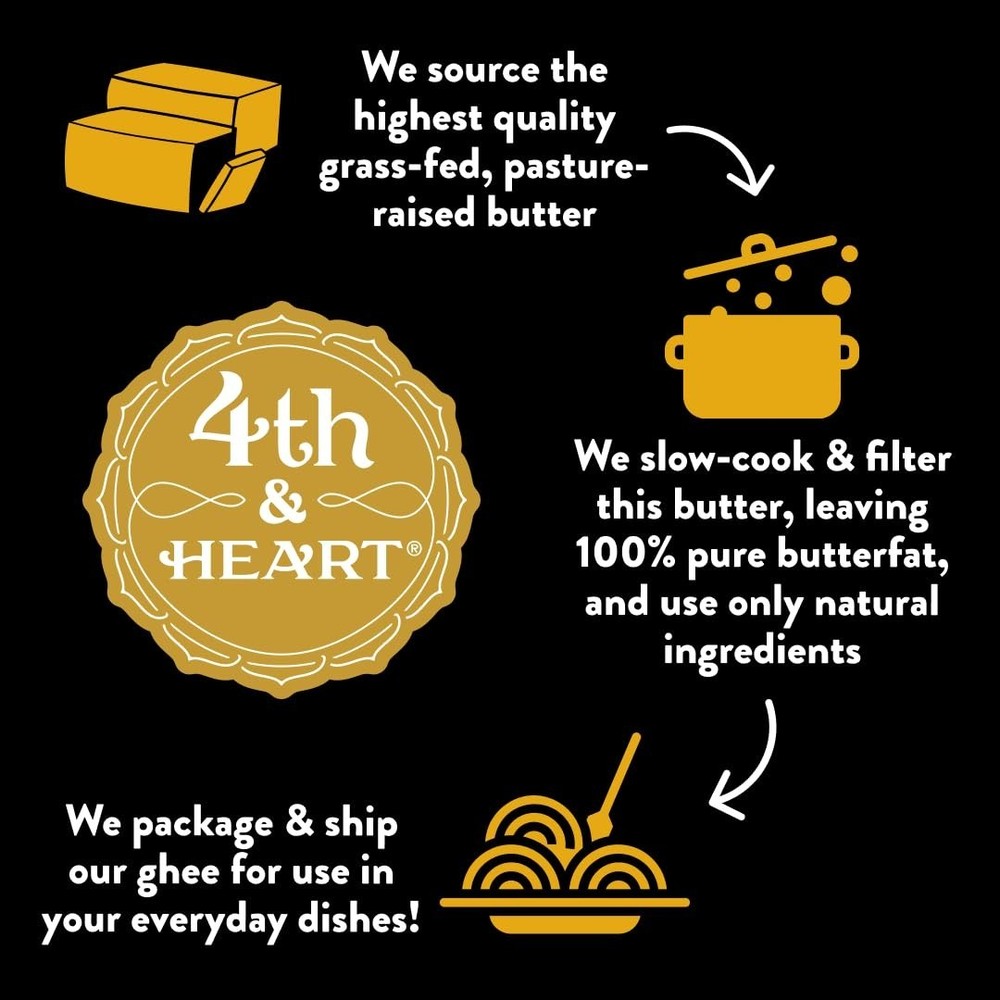 4th & Heart Grass-Fed Ghee – 9 oz