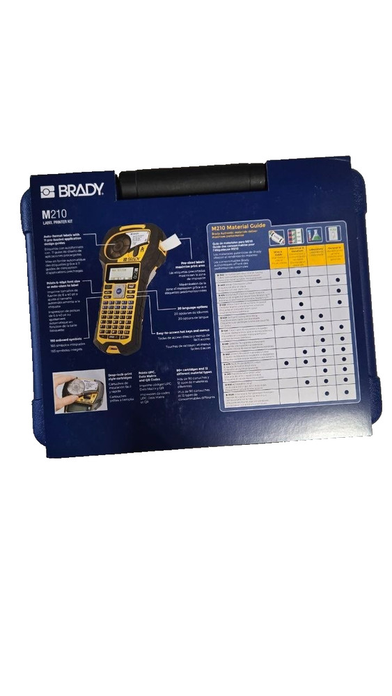 Brady M210 Portable Label Printer New