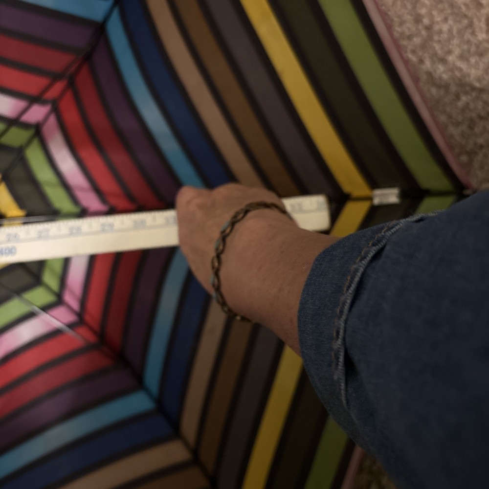 TOTES-Rainbow Colored Umbrella