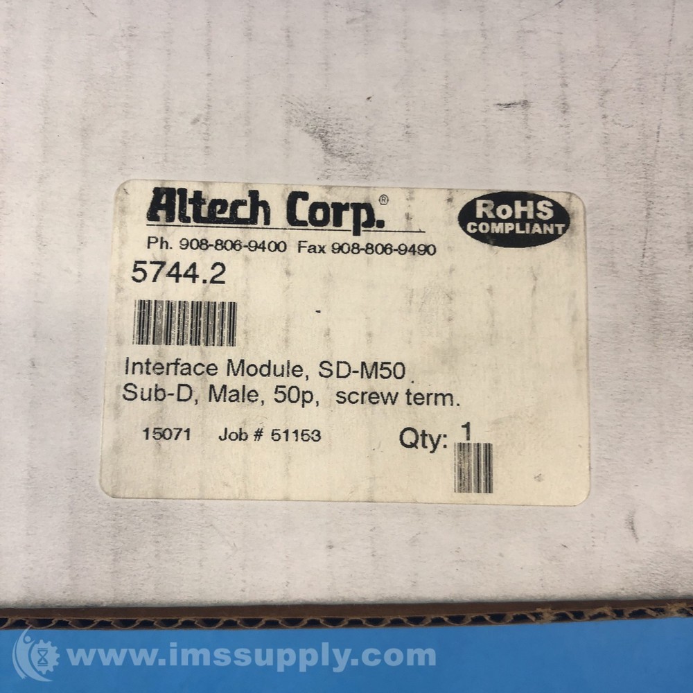 Altech Corp 5744.2 Interface Module FNOB
