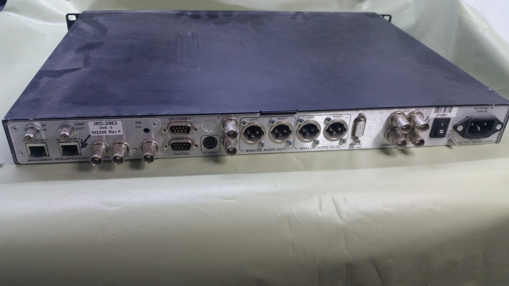 harmonic ird-2900 scopus professional receiver decoder dvb ird-2963 dvb-s