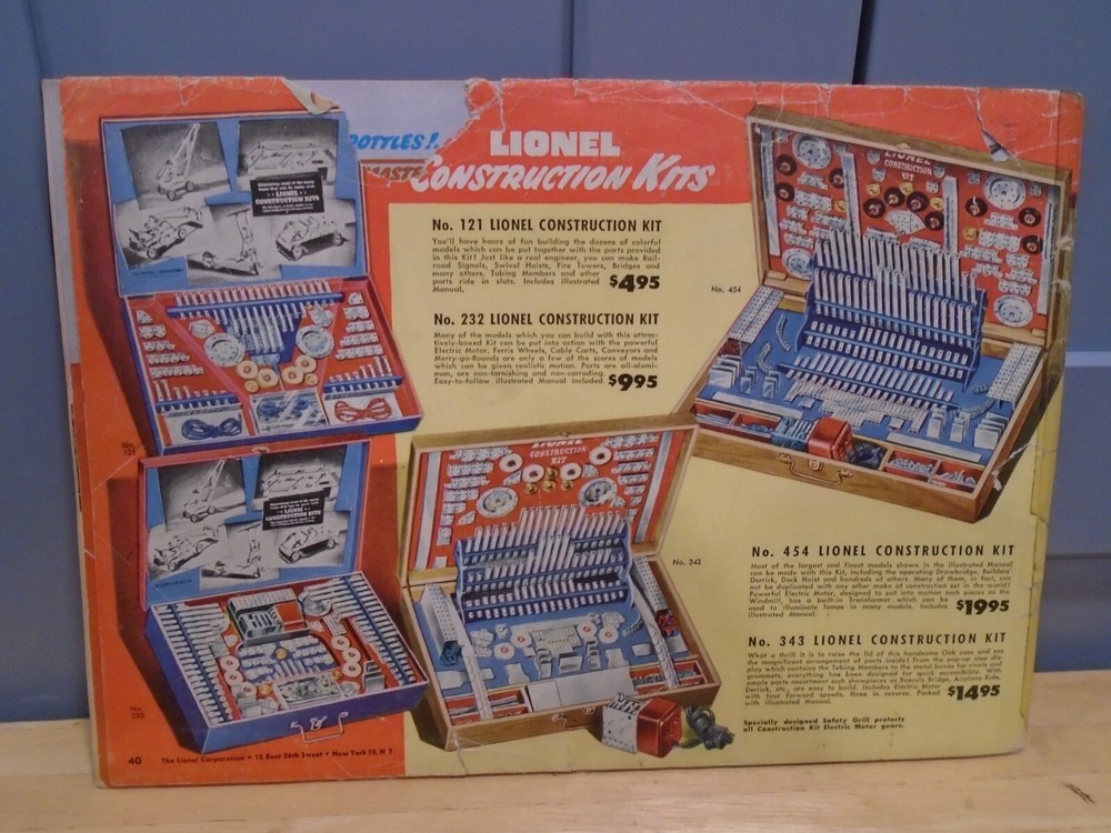 ORIGINAL LIONEL 1949 CATALOG