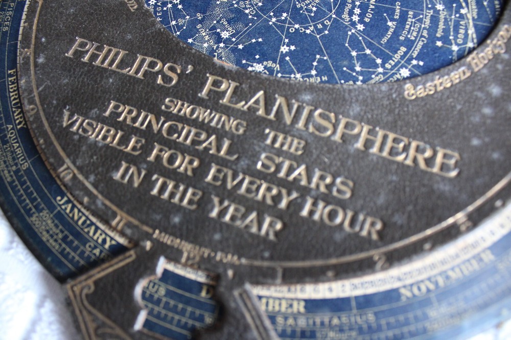 Philips' Planisphere Showing the Principal Stars