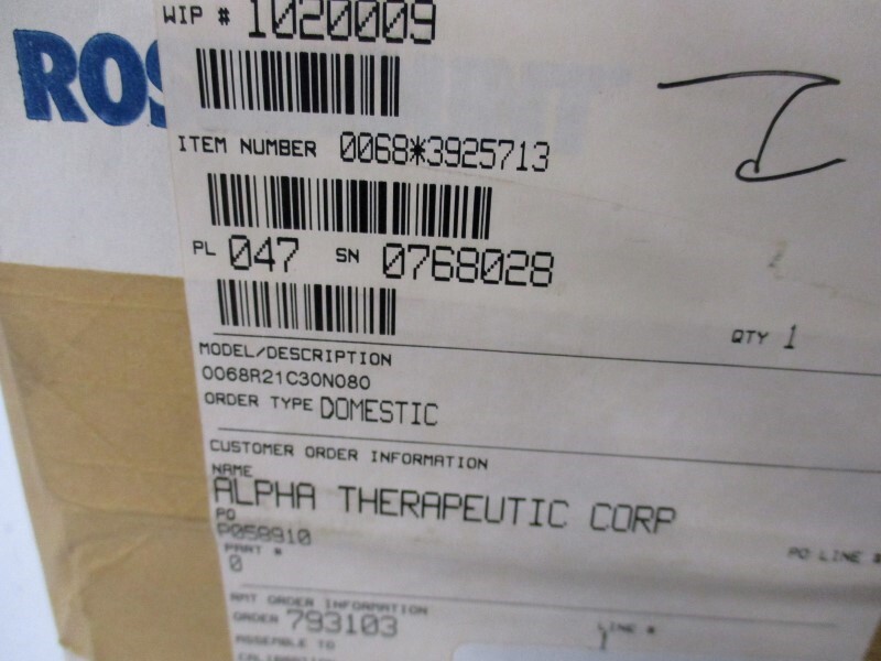 ROSEMOUNT 0068R21C30N080 NSFS