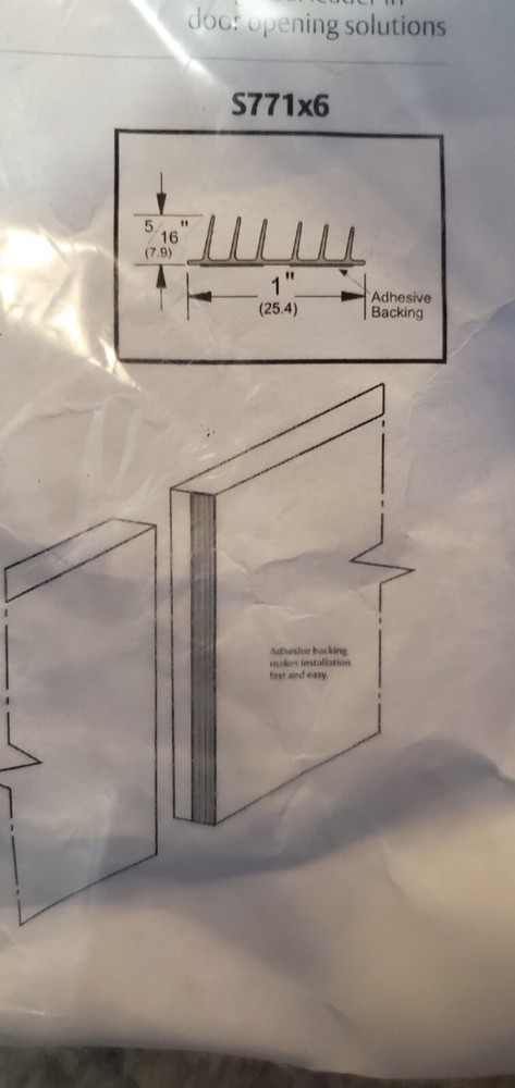 3- ASA ABLOY S771X6 84 INCH GASKET