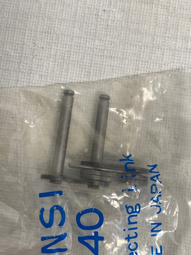 NOS Connecting Roller Chain Link w/ Spring Clip ANSI 40