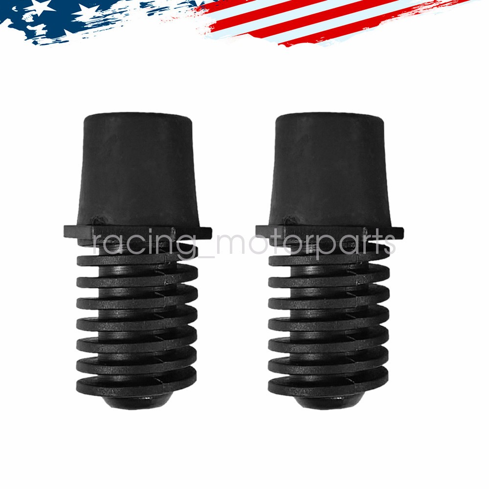 2Pcs 93-02 Camaro Firebird Front Hood Adjust Bumper Stop Plastic Rubber TALL CAP
