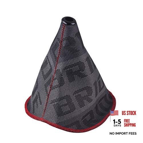 Universal Shift Boot Cover,Fabric Shifter Manual/Auto Shift Knob Boot Gray