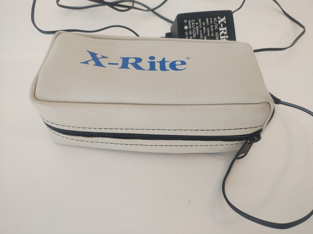 X-Rite 341 Dot Meter, Densitometer, Tester.Carry Case, AC plug,Operation Manual