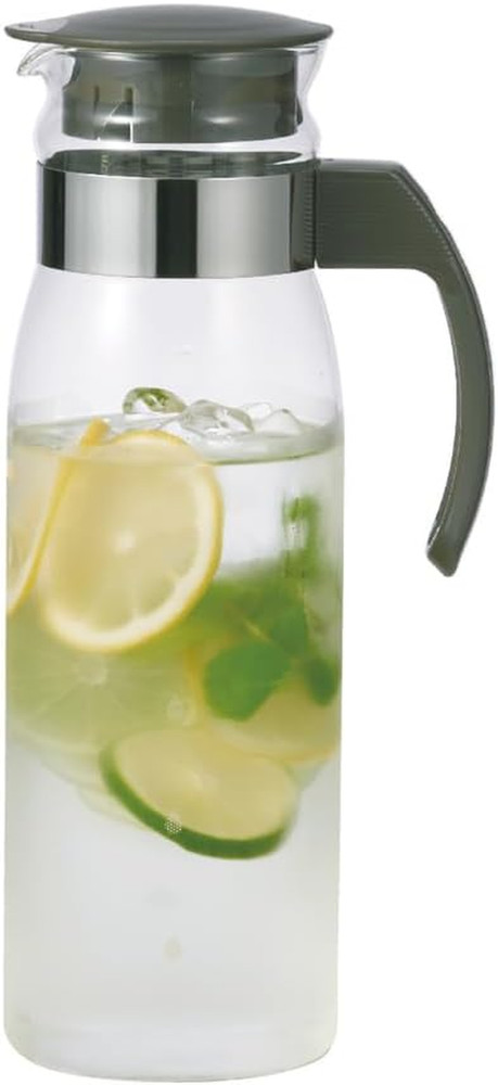 Slim Water Jug, 1400Ml, Grey