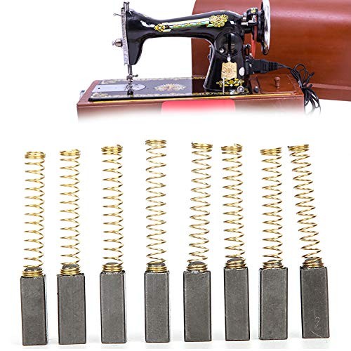 100pcs Carbon Motor Brushes Set Sewing Machine Replacement Accessories black