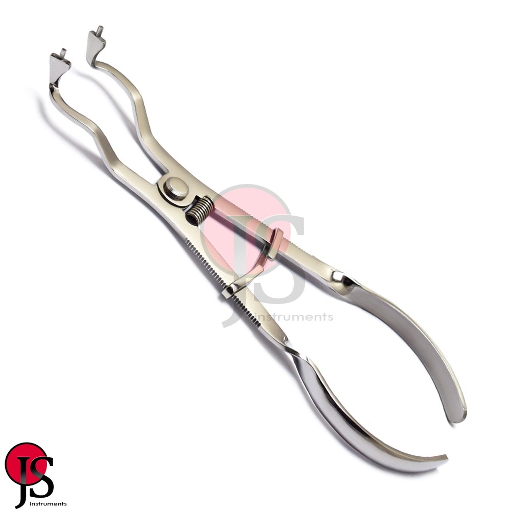 Endodontics Light Ivory Clamp Forceps Separating Restorative Rubber Dam Dentist