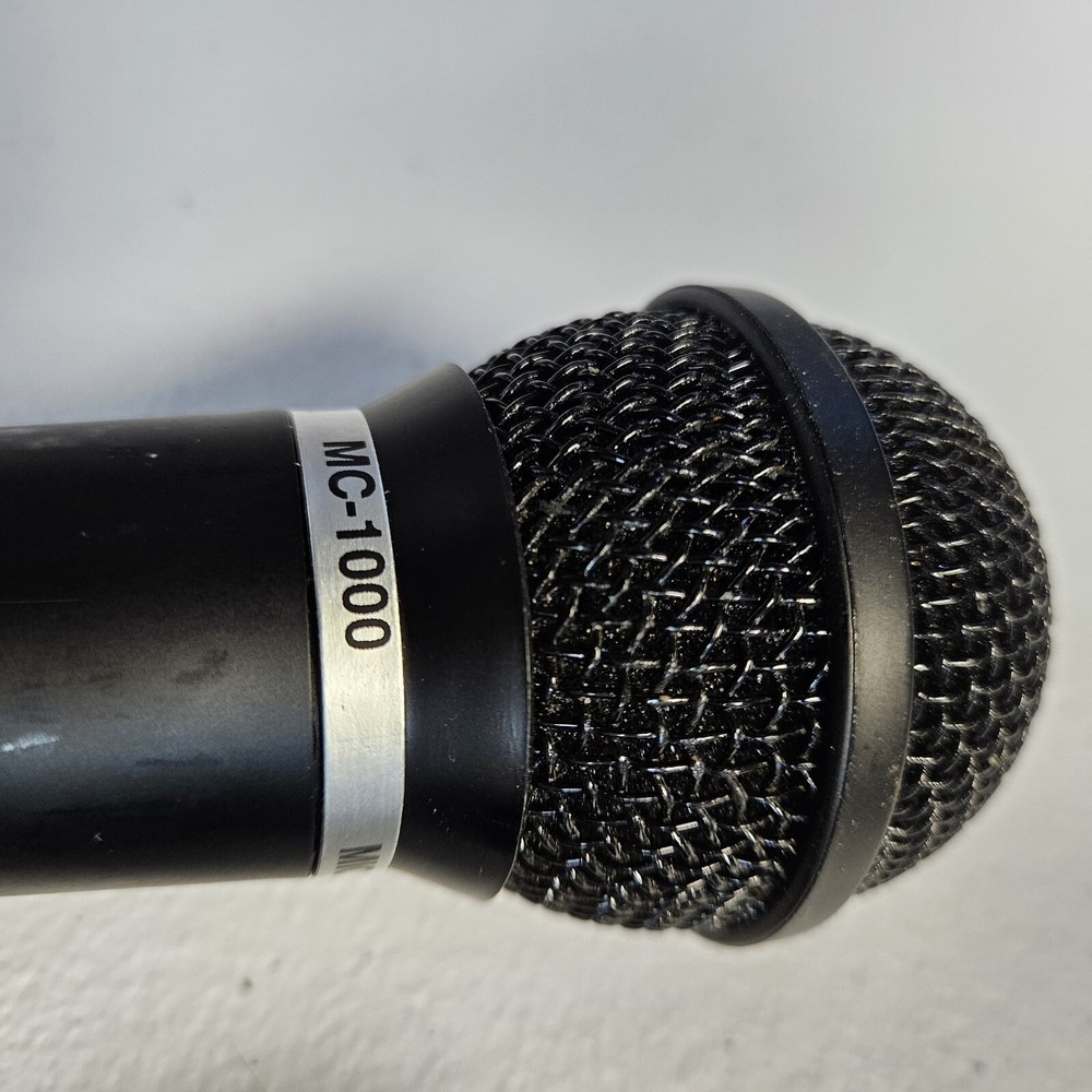 MC-1000 Mintek Dynamic Microphone Unidirectional Handheld With 10ft Cord Tested