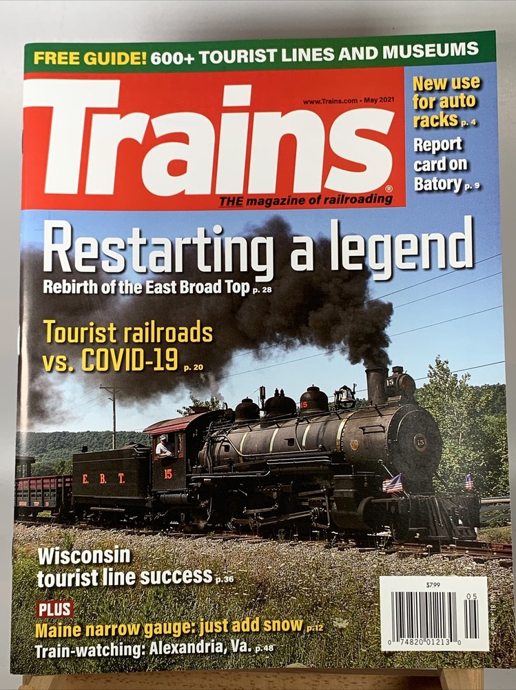 Trains Magazine, May 2021 Issue New