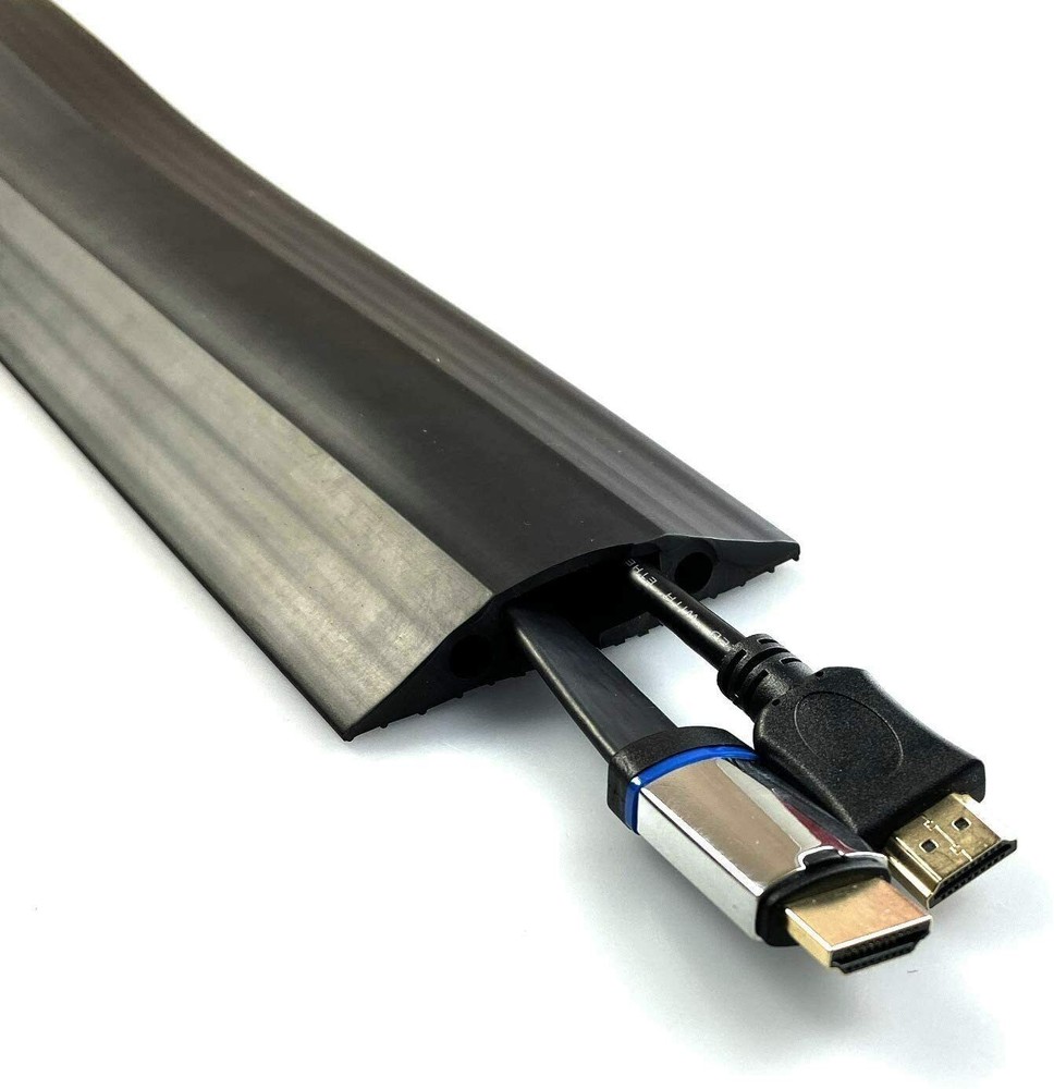 Black Cable Floor Protector / Cover /Protect Prevent a Trip HazardOn1shelf®