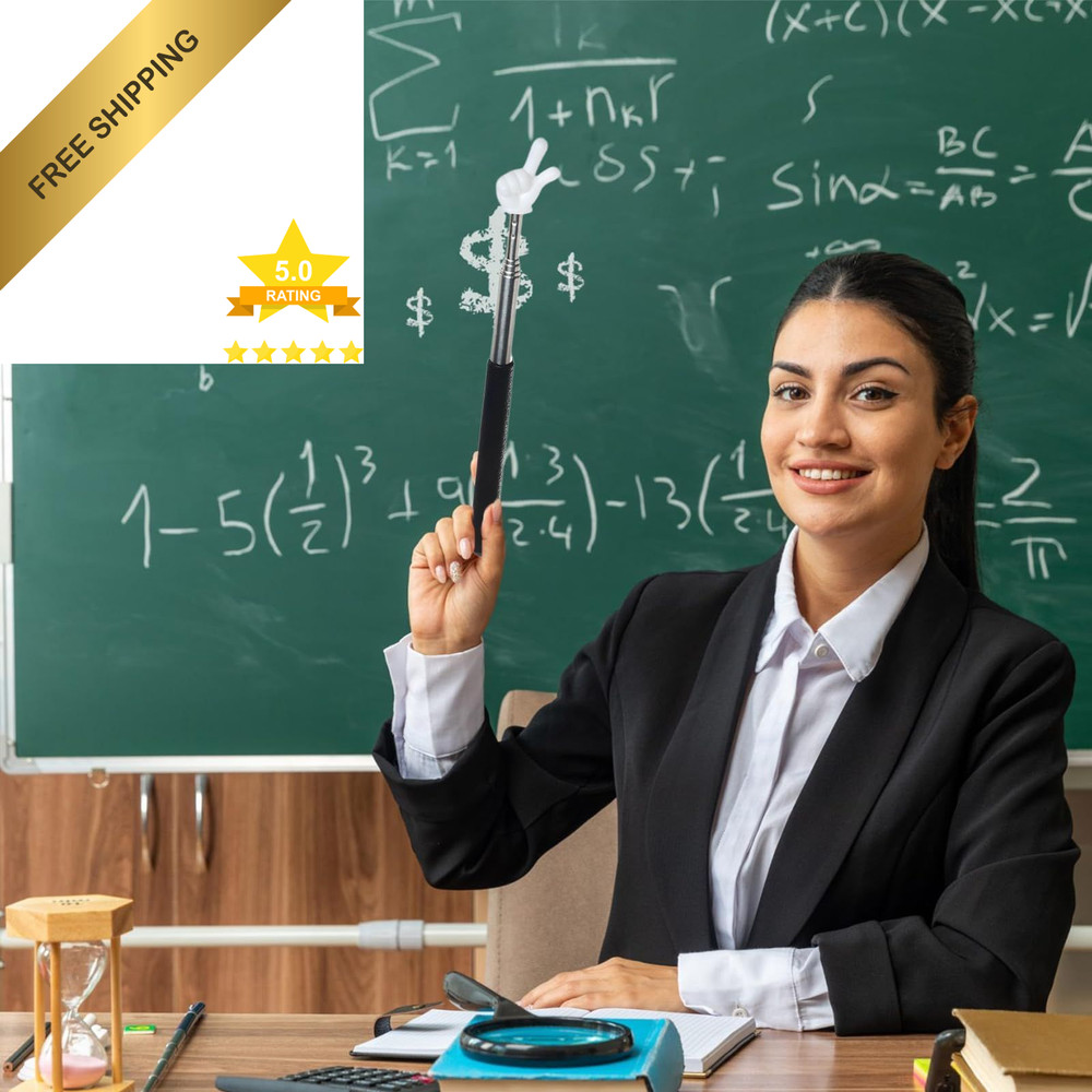 Pointer Finger Stick, Teacher Stick for Classroom Hand...