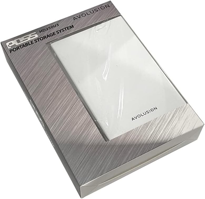 Portable 1TB Gaming Hard Drive - White for PS5