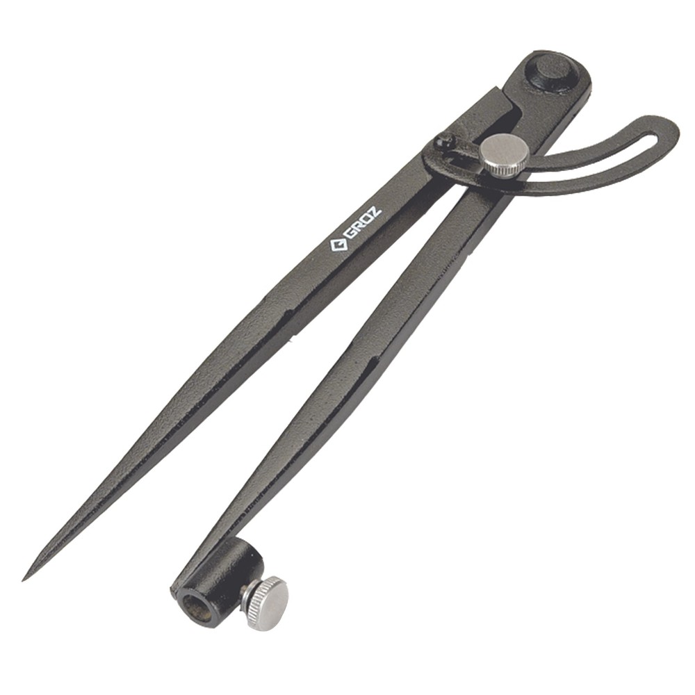 Groz 8" Heavy Duty Steel Compass