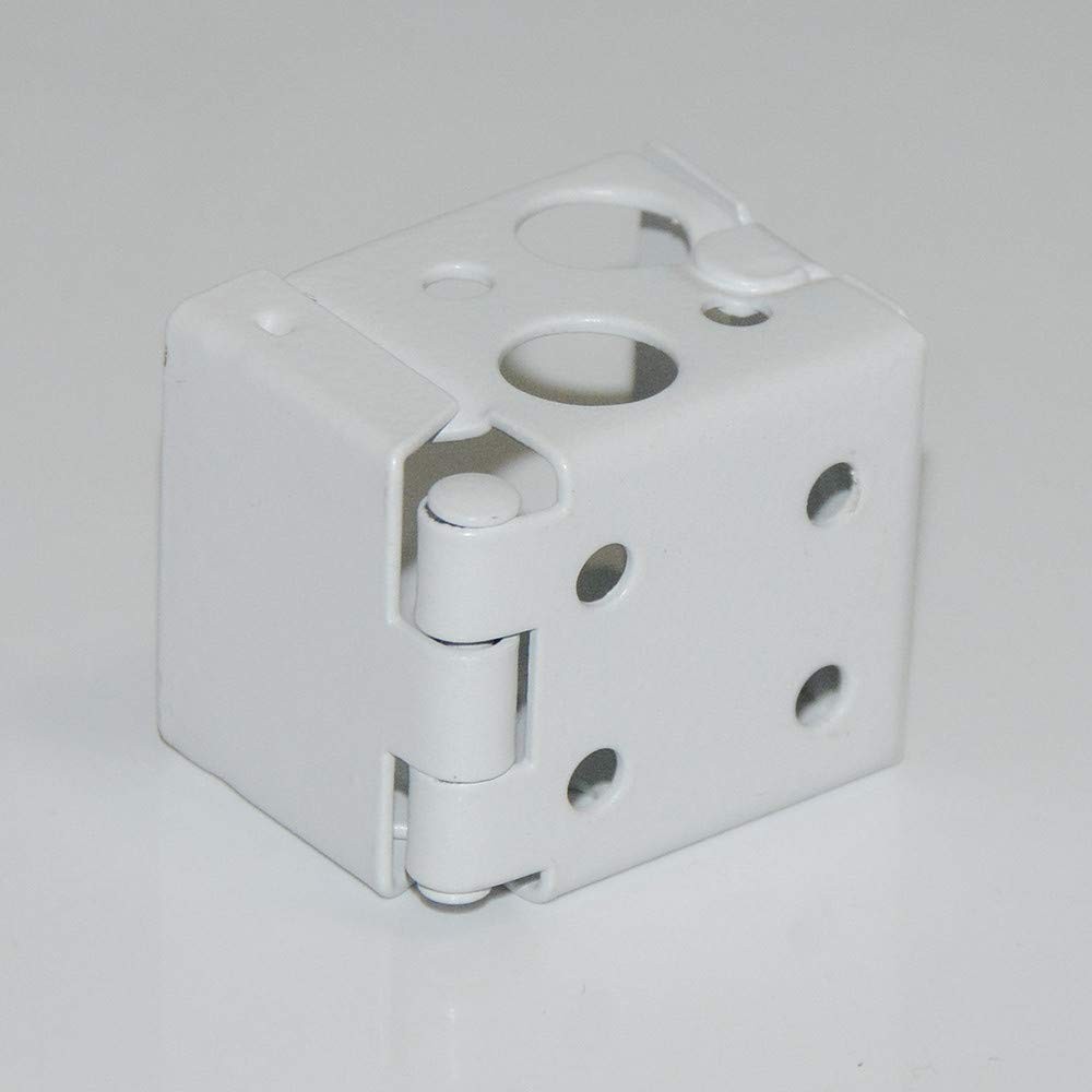 Box Mounting Bracket 1set for 1" Mini Blinds White Color Window Blinds
