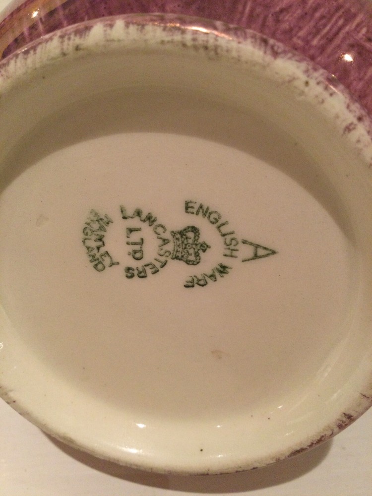 Manley pitcher lustreware made in England 4”