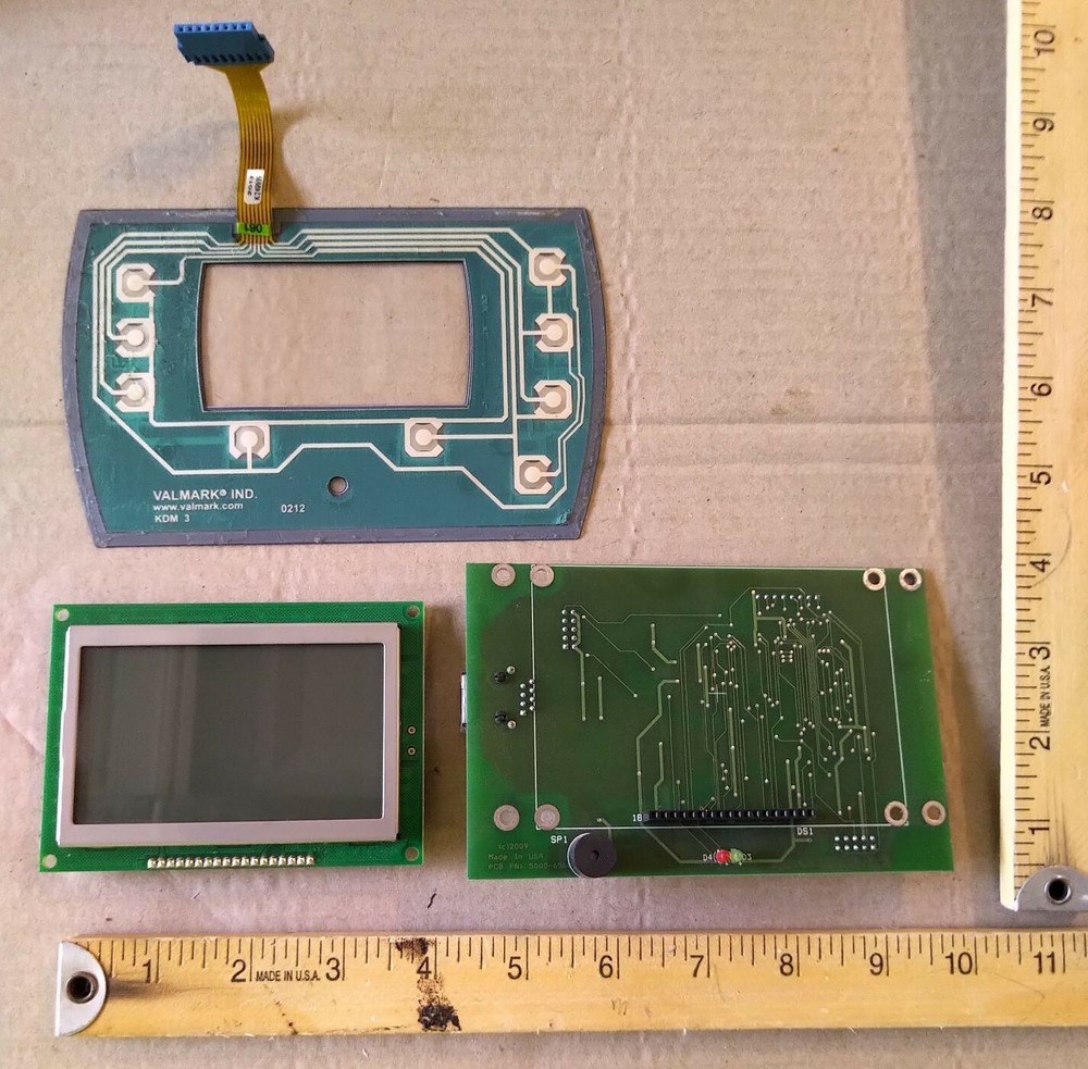 Set Of Three (3) Sterilox Model 2300 Front Panel User Interface Control Boards