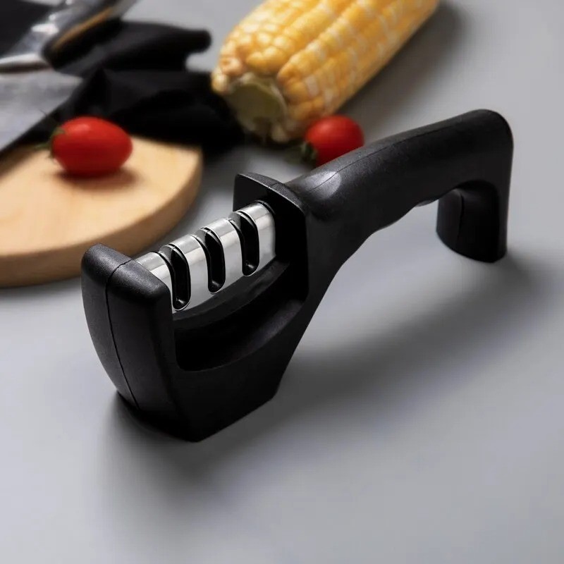 Knife Sharpener 3 Stage Professional Tungsten Kitchen Sharpening System Tool
