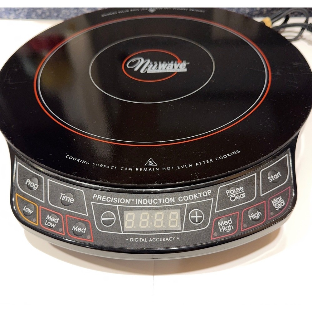NuWave Portable Precision Induction Cooktop Model 30121 Black Tested Works