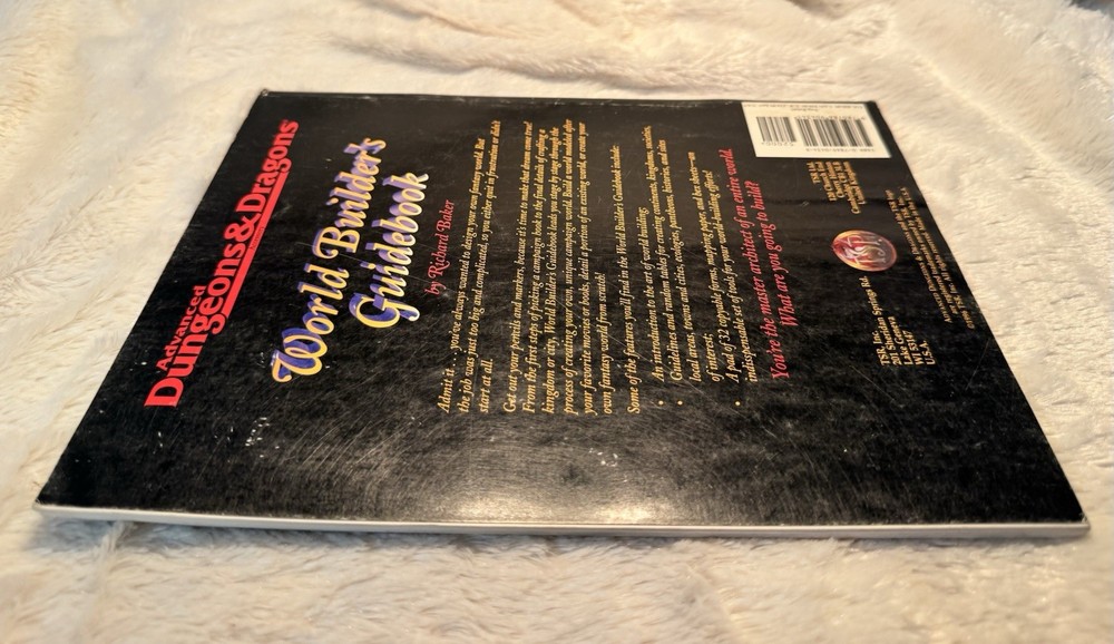 Advanced Dungeons & Dragons World Builder’s Book TSR 1996