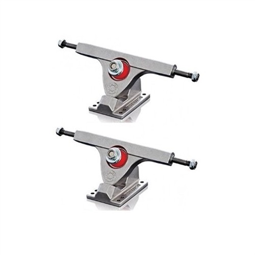 Caliber II Longboard Trucks Set Raw Silver 44/10