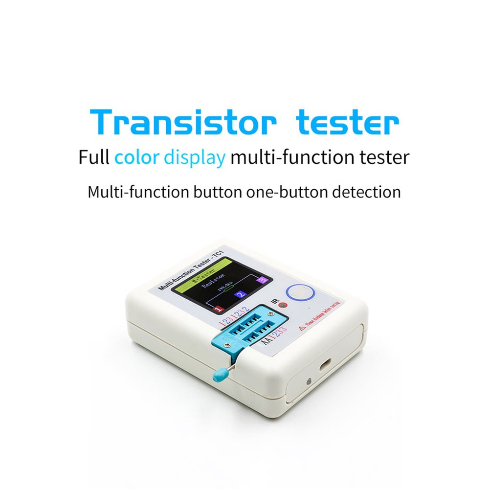 TFT Capacitor Resistor Diode Triode Transistor Tester Detector Meter W5U3