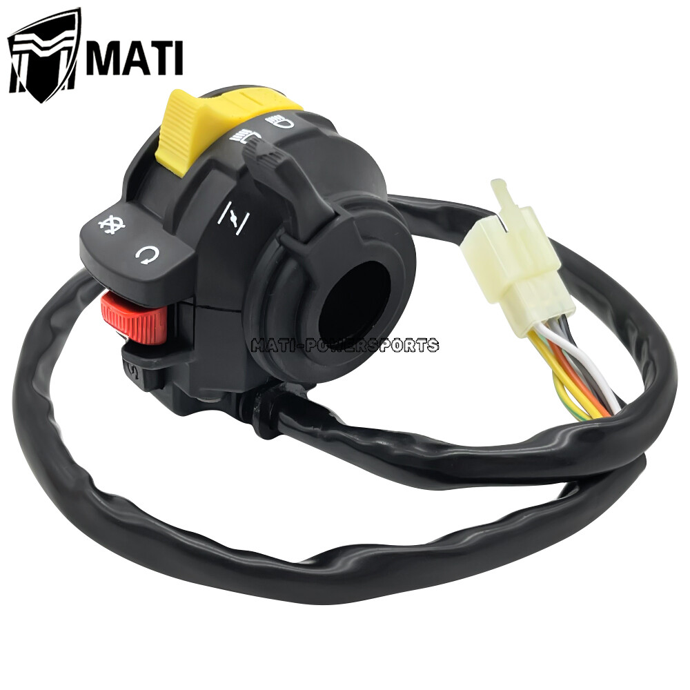 Handlebar Switch On/Off Run/Stop/Kill/Choke For Suzuki Quadrunner 250 LTF250