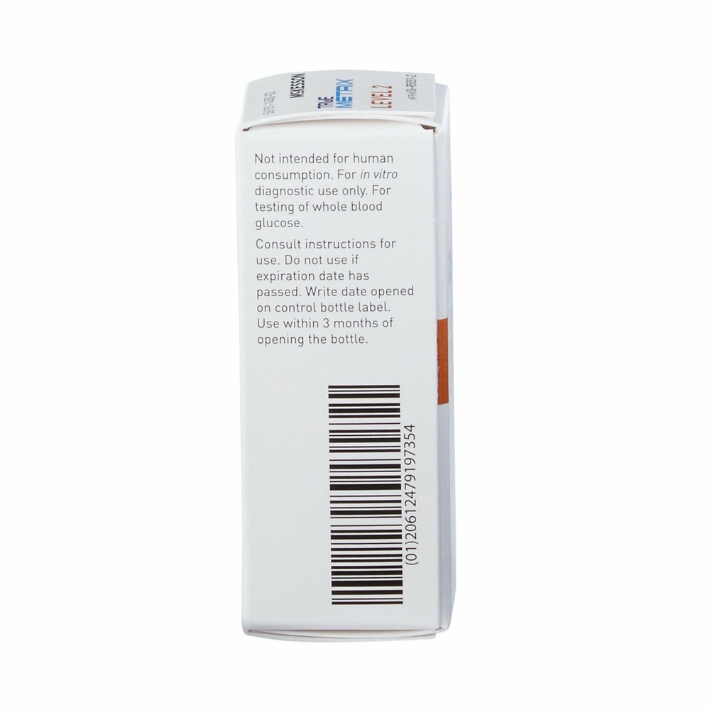McKesson TRUE METRIX Blood Glucose Control Solution Level 2 3 mL 24 per Case