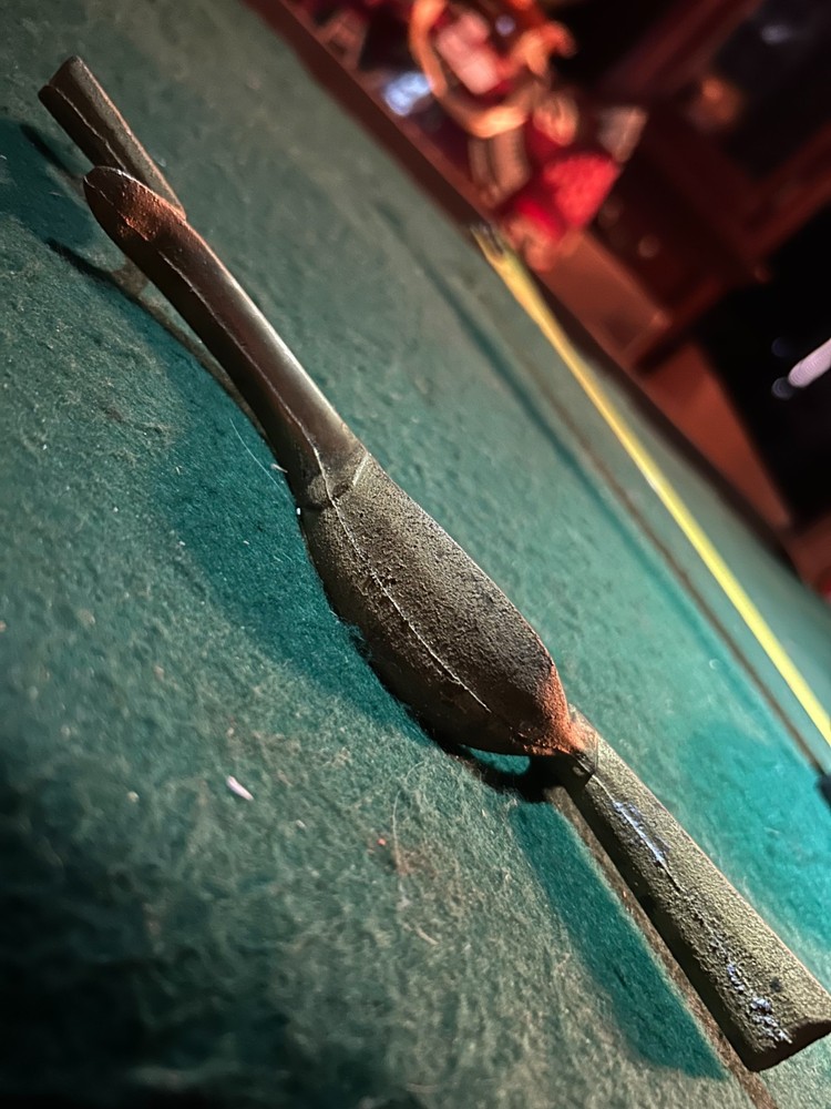 81/2" sand cast brass muzzle loader trigger guard NOS #2